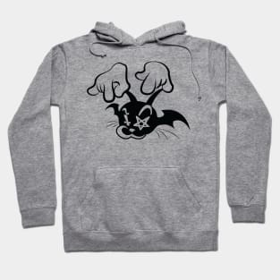 CAT (Black on white). Hoodie